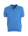Colmar Superfine Man Sweater Azure Size M Cotton In Blue
