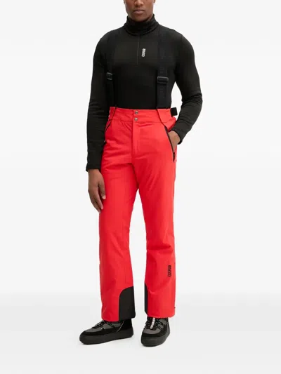 Colmar Suspenders Zip Ski Pants In Red