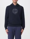 Colmar Man Sweatshirt Midnight Blue Size M Cotton, Polyester In Multi