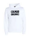 Colmar Technical Man Sweatshirt White Size L Polyester, Cotton In White