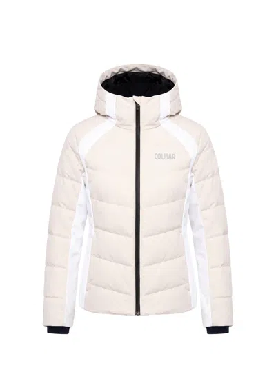 Colmar Technical Quilted Down Ski Jacket In White