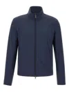Colmar Ottoman-effect Zip-up Sweatshirt In Blue