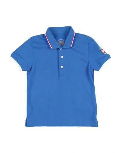 Colmar Babies'  Toddler Boy Polo Shirt Bright Blue Size 6 Cotton, Elastane