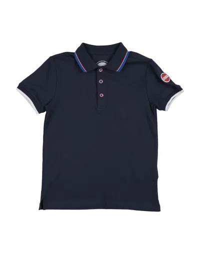 Colmar Babies'  Toddler Boy Polo Shirt Midnight Blue Size 6 Cotton, Elastane