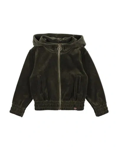 Colmar Babies'  Toddler Girl Sweatshirt Military Green Size 6 Cotton, Polyester