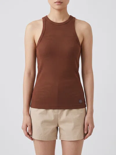 Colmar Top Woman Color Brown In Transparent