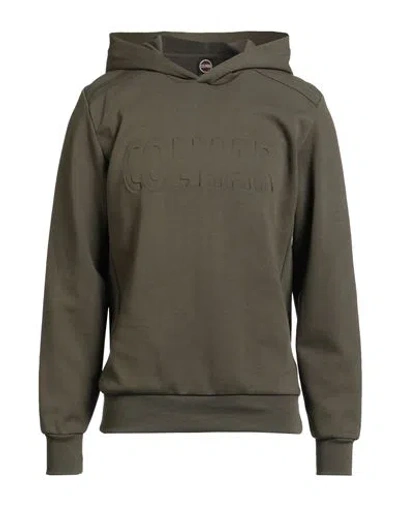 Colmar Topic Man Sweatshirt Military Green Size L Polyester, Cotton In Gray