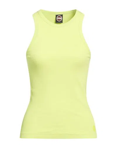 Colmar Tops & Tees - Tank Tops In Lime Green - Light Grey