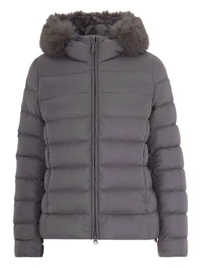 COLMAR TRIMMED-HOODIE QUILTED JACKET