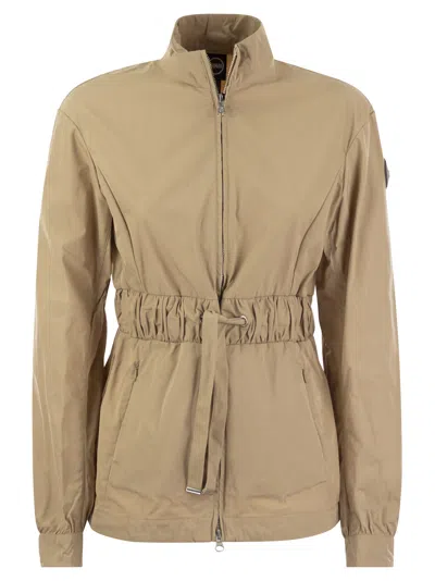 Colmar Unlined Taffeta Jacket In Beige