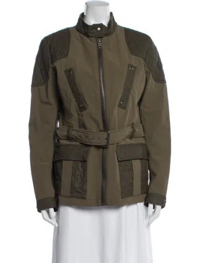 Pre-owned Colmar Utility Jacket In Green