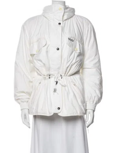 Pre-owned Colmar Utility Jacket In White
