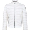 Colmar White Down Jacket For Girl With Logo In White