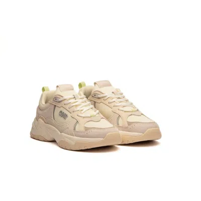 Colmar White Leather Chunky Sneakers In Neutral