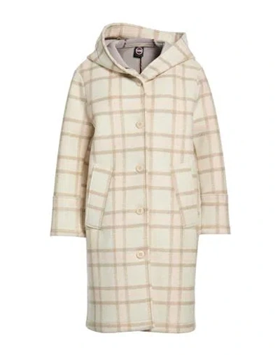 Colmar Woman Coat Beige Size 4 Polyester, Acrylic, Wool, Elastane In Neutral