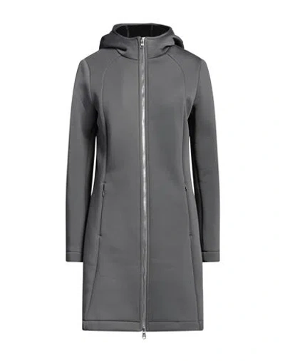 Colmar Woman Coat Grey Size 10 Polyester, Acrylic, Virgin Wool, Elastane