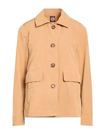 Colmar Woman Jacket Camel Size 10 Polyester, Cotton, Polyamide In Brown