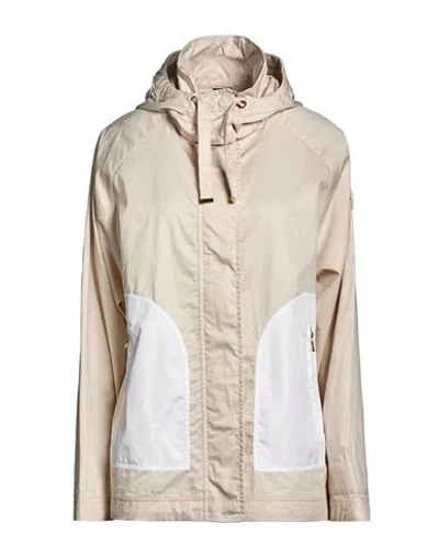 Colmar Woman Jacket Cream Size 10 Cotton In White