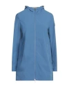 Colmar Woman Jacket Light Blue Size 6 Polyester, Elastane