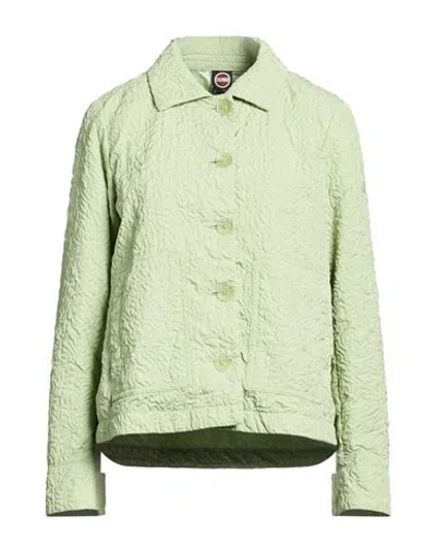 Colmar Woman Jacket Light Green Size 12 Polyester