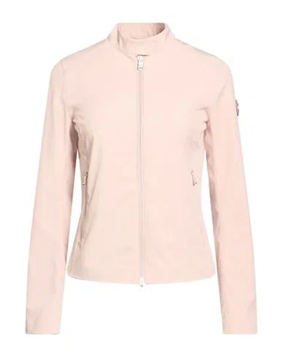 Colmar Woman Jacket Light Pink Size 2 Polyester, Elastane