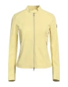 Colmar Woman Jacket Lime Green Size 10 Polyester, Elastane