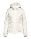 Colmar Woman Jacket Off White Size 12 Polyester In Off White