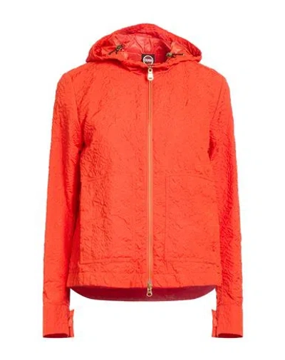 Colmar Woman Jacket Orange Size 12 Polyester