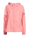 Colmar Woman Jacket Salmon Pink Size 12 Polyester In Salmon Pink