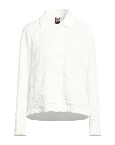 Colmar Woman Jacket White Size 10 Polyester