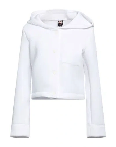 Colmar Woman Jacket White Size 10 Polyester, Elastane