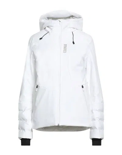 Colmar Woman Jacket White Size 12 Polyester