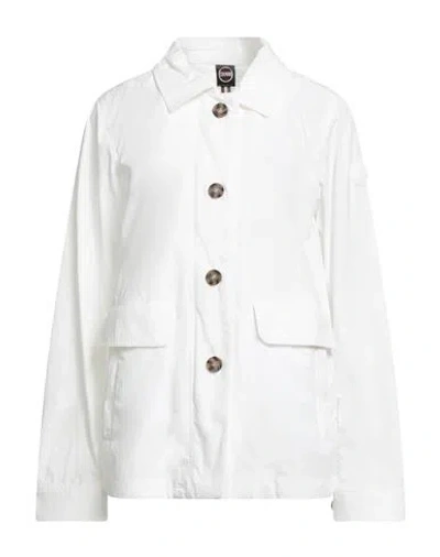 COLMAR COLMAR WOMAN JACKET WHITE SIZE 12 POLYESTER, COTTON, POLYAMIDE