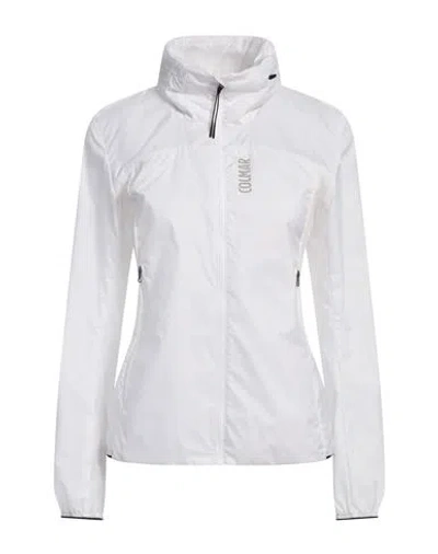 Colmar Woman Jacket White Size 12 Polyester, Elastane