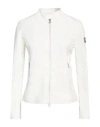 Colmar Woman Jacket White Size 6 Polyester, Elastane