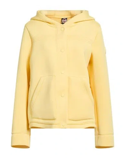 Colmar Woman Jacket Yellow Size 12 Polyester, Elastane