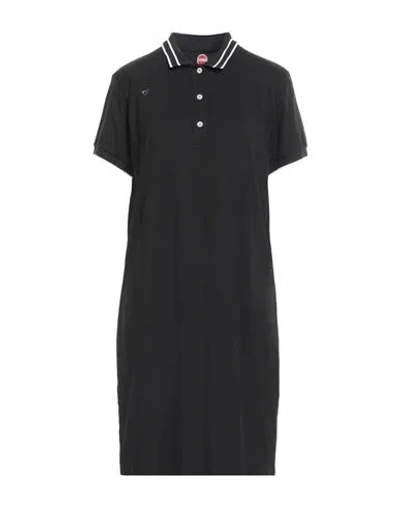 Colmar Woman Mini Dress Black Size L Cotton