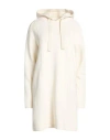Colmar Woman Mini Dress Cream Size M Cotton, Polyester In White