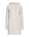Colmar Woman Mini Dress Cream Size M Cotton, Polyester In White