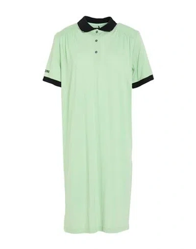 Colmar Woman Mini Dress Light Green Size 8 Wool, Polyester