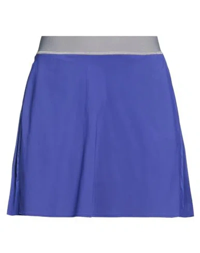 Colmar Woman Mini Skirt Blue Size 10 Polyamide, Elastane, Polyester