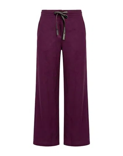 Colmar Woman Pants Garnet Size 6 Cotton In Purple