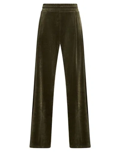 Colmar Woman Pants Military Green Size L Cotton, Polyester