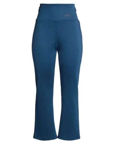 Colmar Woman Pants Slate Blue Size M Polyester, Elastane