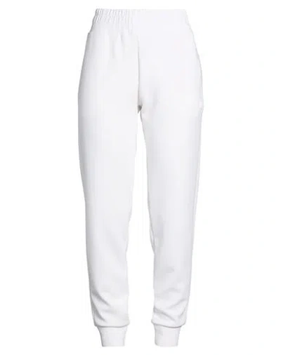 Colmar Woman Pants White Size L Cotton, Polyester, Elastane