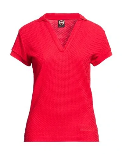 Colmar Woman Polo Shirt Red Size Xs Cotton