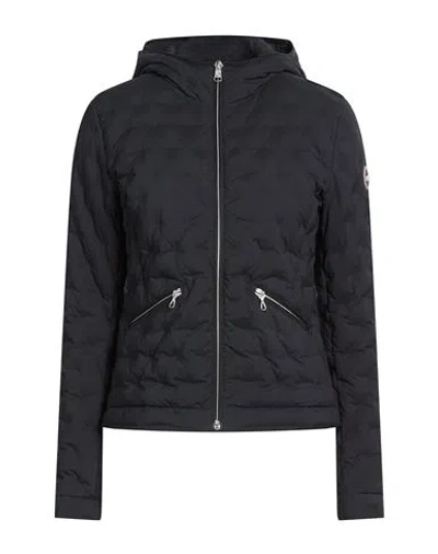 Colmar Woman Puffer Black Size 10 Polyester, Elastane