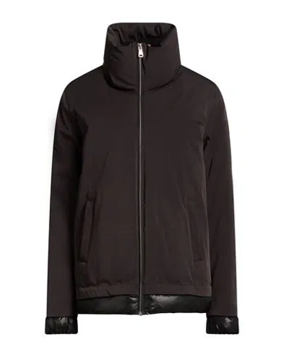 Colmar Woman Puffer Black Size 22 Polyester, Polyamide, Elastane In Multi