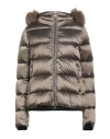 Colmar Woman Puffer Bronze Size 10 Polyamide In Gray