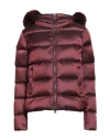 Colmar Woman Puffer Burgundy Size 8 Polyamide In Red